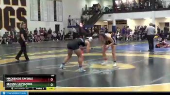 130 lbs Round 4 (6 Team) - Mackenzie Tayerle, Adrian vs Serena Cervantes, Schreiner Unvirsity