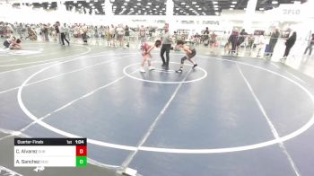 106 lbs Quarterfinal - Christian Alvarez, DUB Wrestling vs Aiden Samuel Sanchez, Reign WC