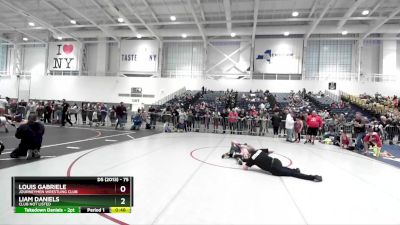 75 lbs Cons. Round 4 - Louis Gabriele, Journeymen Wrestling Club vs Liam Daniels, Club Not Listed