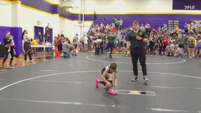 80 lbs Quarterfinal - Thomas Jones, Fort Stewart Wrestling Club vs Chase Hood, Summerville Take Down