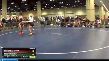 132 lbs Placement Matches (8 Team) - Carson Estrada, TOWC Spartans vs Preston Holt, Adams City Eagles