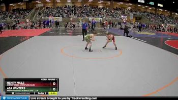 84 lbs Cons. Round 1 - Henry Mills, Cherry Creek Wrestling Club vs Asa Winters, Hermiston Youth Wrestling Club