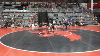 105 lbs Semifinal - Alyssa Sheets, Oskaloosa vs Olivia Hernandez, Bettendorf