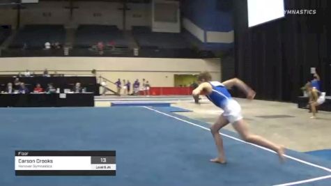 Carson Crooks - Floor, Hanover Gymnastics - 2021 USA Gymnastics Development Program National Championships