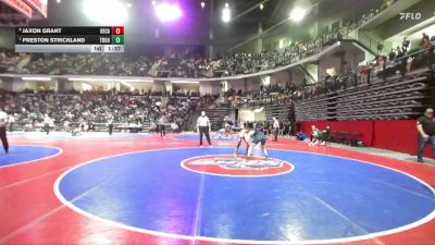 138-3A Quarterfinal - Preston Strickland, Troup vs Jaxon Grant, Heritage-Catoosa