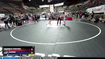 170 lbs Round 2 (16 Team) - Maxximus Martinez, SCVWA vs Luke Hankins, OCWA