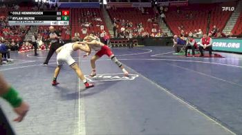 3A-157 lbs 5th Place Match - Cole Hemmingsen, Dallas Center-Grimes vs Rylan Hilton, Indianola