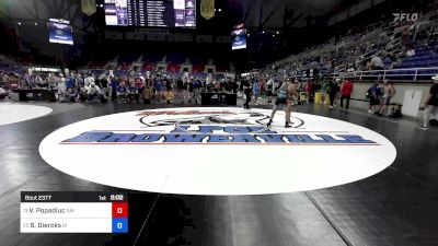 132 lbs Rnd Of 32 - Valentine Popadiuc, NM vs Steele Diercks, IA