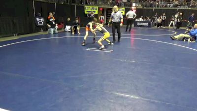 77 lbs Round Of 32 - Tristan Esken, Moon vs Garrett Bacorn, South Williamsport