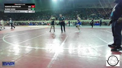 160 lbs Round Of 64 - Kaidon Drechsler, Bixby vs Ruben Horn, Tough N Technical Wrestling Club