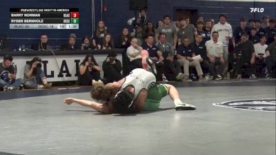 175 lbs Barry Norman, Blair Academy vs Ryder Bernholz, Delbarton School