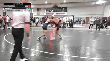 149 lbs 5th Place - Rhett Koenig, Minnesota vs TJ Langley, West Virginia