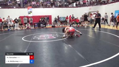 65 kg Round Of 32 - Andre Gonzales, Ohio Regional Training Center vs Austin McBurney, Brown Regional Training Center