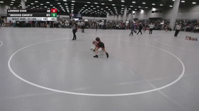 67 lbs Cons. Rd Of 16 - Lowden Even, Immortal Athletics WC vs Brooks Ewertz, Wichita Training Center