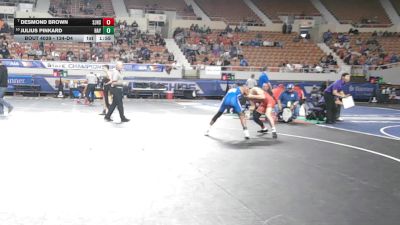 134-D4 Champ. Round 1 - Desmond Brown, St. Johns High School vs Julius Pinkard, Hayden High School