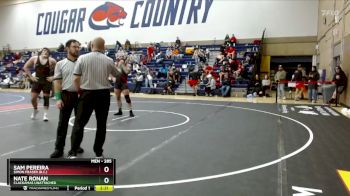285 lbs Semifinal - Sam Pereira, Simon Fraser (B.C.) vs Nate Ronan, Clackamas Unattached