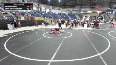 215 lbs 3rd Place - Giovanni Beaty, Lakewood HS vs Ervin Hoffschneider, Bear Cave WC