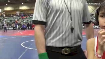 66 lbs Round Of 16 - Carter Rossetto, Junior Comet Wrestling vs Aaron Goss, Battle Born Wrestling Academy