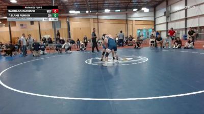 141 lbs 1st Place Match - Blake Runion, Corban University vs Santiago Pacheco, Westcliff