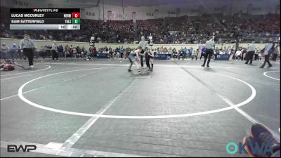 90 lbs Consi Of 8 #2 - Lucas McCurley, Norman Grappling Club vs Sam Satterfield, Tulsa Blue T Panthers