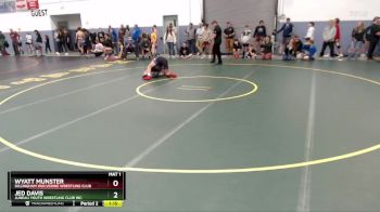 138 lbs Champ. Round 1 - Jed Davis, Juneau Youth Wrestling Club Inc. vs Wyatt Munster, Dillingham Wolverine Wrestling Club