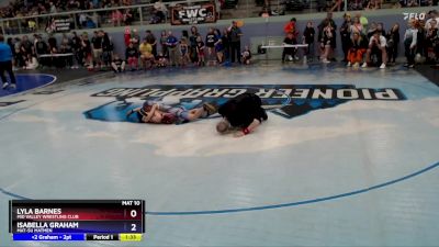 62 lbs Round 2 - Isabella Graham, Mat-Su Matmen vs Lyla Barnes, Mid Valley Wrestling Club