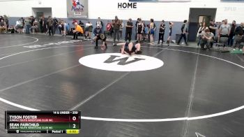 250 lbs Round 2 - Tyson Foster, Juneau Youth Wrestling Club Inc. vs Sean Fairchild, Juneau Youth Wrestling Club Inc.