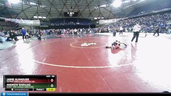 63 lbs Champ. Round 3 - Andrew Barajas, Scrap Yard Garage Wrestling vs Jaime Almaguer, Victory Wrestling-Central WA