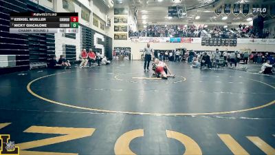 165 lbs Champ. Round 2 - Nicky Giacalone, Seckman vs Ezekiel Mueller, Kirkwood