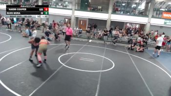 193-209 lbs Quarterfinal - Kaidin Cooper, Mooresville vs Elvis Mora, DeKalb WC