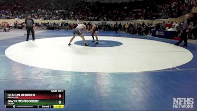 3A-150 lbs Semifinal - Deacon Hendren, Pawhuska vs Gavin Montgomery, Salina