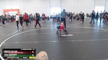 55 lbs 1st Place Match - Prince Collins, Mighty Warriors Wrestling Acad vs Ivan Stafford, LA Elite Wrestling