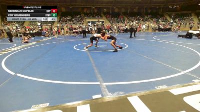 84 lbs Rr Rnd 1 - NEHEMIAH COPELIN, KIPP TULSA vs Coy Gruenberg, BTWC