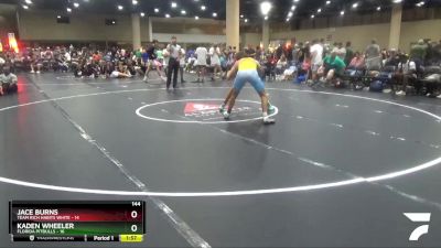 144 lbs Round 3 (6 Team) - Kaden Wheeler, Florida Pitbulls vs Jace Burns, Team Rich Habits White