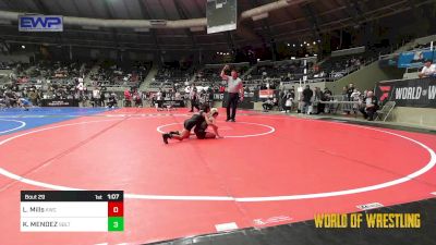 55 lbs Round Of 32 - Louden Mills, Keystone Wrestling Club vs KAIN MENDEZ, Sebolt Wrestling Academy