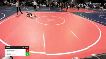 109 lbs Consolation - Jayden Simmons, Helena WC vs Tyson Taylor, Coyote WC