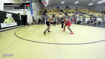 195 lbs Semifinal - Ryland McReynolds, Grove vs Garrett Wolf, Jay Junior High