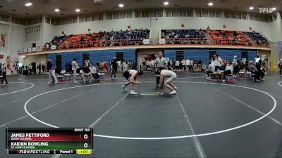 144 lbs Cons. Round 2 - Kaiden Bowling, St. Mary`s Ryken vs James Pettiford, Good Counsel