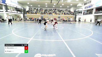 141 lbs Quarterfinal - Gabriel Bouyssou, Unrostered- Spartan Combat RTC vs Briar Priest, Pittsburgh