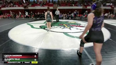 152 lbs Round 1 (16 Team) - Caitlyn Oakerson, Anna vs Elizabeth Yelle, Azle