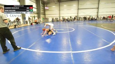 92 lbs Round 2 (10:30am Friday) - Dane Malone, PA USA vs Camden Magluilo, Bitetto Trained