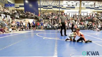 46 lbs Round Of 16 - Garrett Doyle, Cowboy Wrestling Club vs Giovanni Gonzales, Standfast