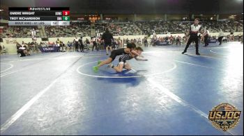 61 lbs Consi Of 4 - Omere Wright, D3 Wrestling Cluib vs Troy Richardson, Shelton Wrestling Academy