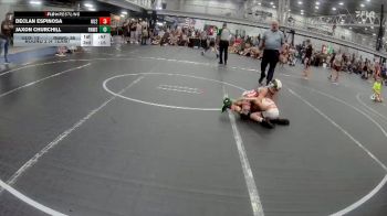 52 lbs Round 3 (4 Team) - Jaxon Churchill, RedNose WS vs Declan Espinosa, Upstate Uprising 2.0