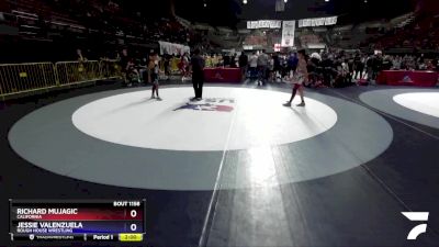 98 lbs Semifinal - Richard Mujagic, California vs Jessie Valenzuela, Rough House Wrestling