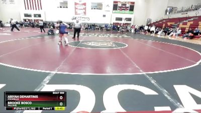 185 lbs Cons. Round 4 - Brooke Bosco, Vallivue vs Ariyah DeMartinis, Pocatello