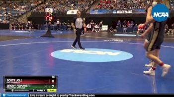 174 lbs Quarterfinal - Scott Joll, UNC Pembroke vs Brody Hemauer, Wisconsin-Parkside