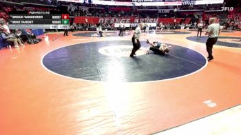 2A 190 lbs Champ. Round 1 - Brock VanDeveer, Mahomet (M.-Seymour) vs Mike Taheny, Oak Lawn (Richards)