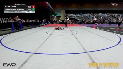 49 lbs Semifinal - Isaiah Lopez, Black Fox Academy vs Christopher Moreno, Silvaback Training Center