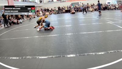 126 lbs Round 3 (6 Team) - Kaleb Williams, Gladiator Alliance vs Preston Williams, Cowboy WC